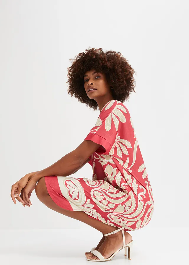 Robe-tunique • rouge/crème • product-page.page-title-suffix