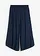 Jupe-culotte longueur mollet en viscose douce, Couleur: bleu foncé