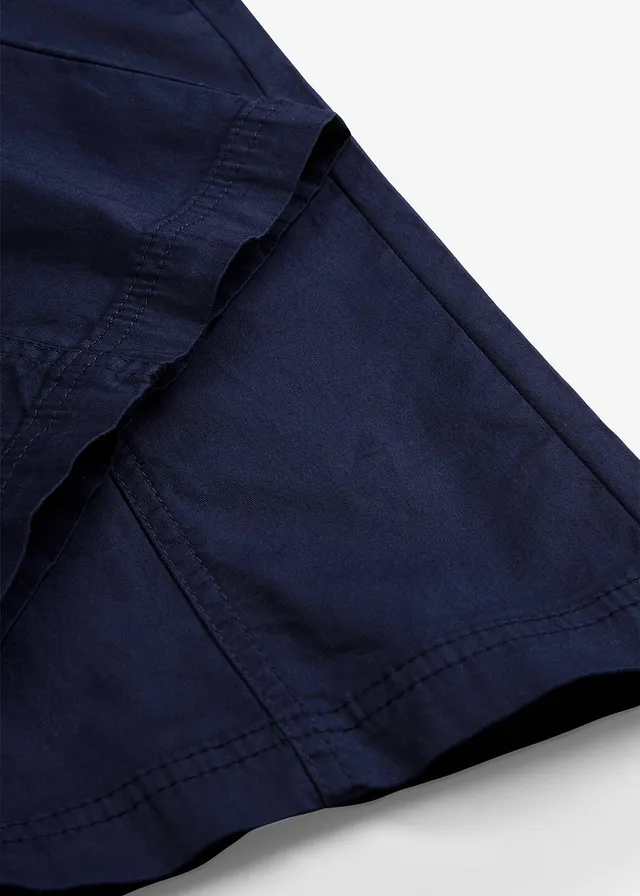 Jean cargo en coton, taille mi-haute • bleu foncé • product-page.page-title-suffix
