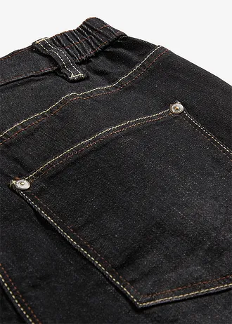 Strečové džíny Boyfriend, Mid Waist • černý denim • bonprix obchod