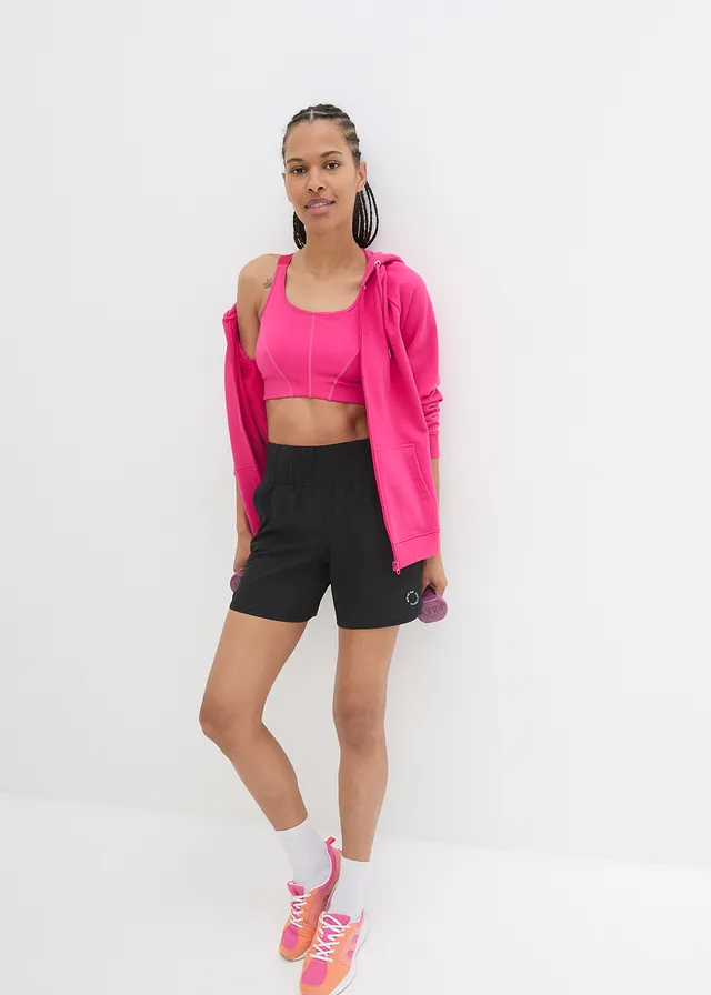 Short technique avec ceinture smockée, séchage rapide • noir • product-page.page-title-suffix
