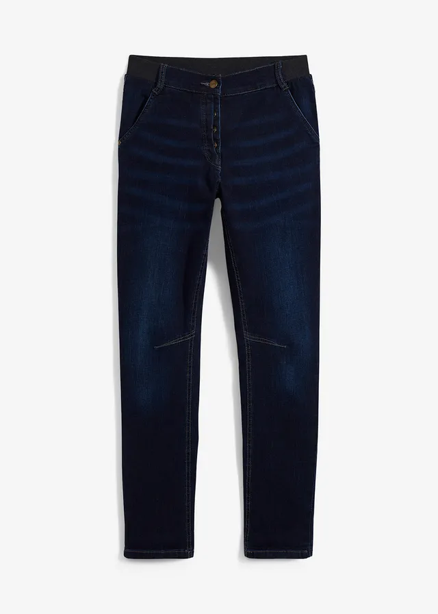 Blugi Boyfriend Mid Waist, talie comodă
