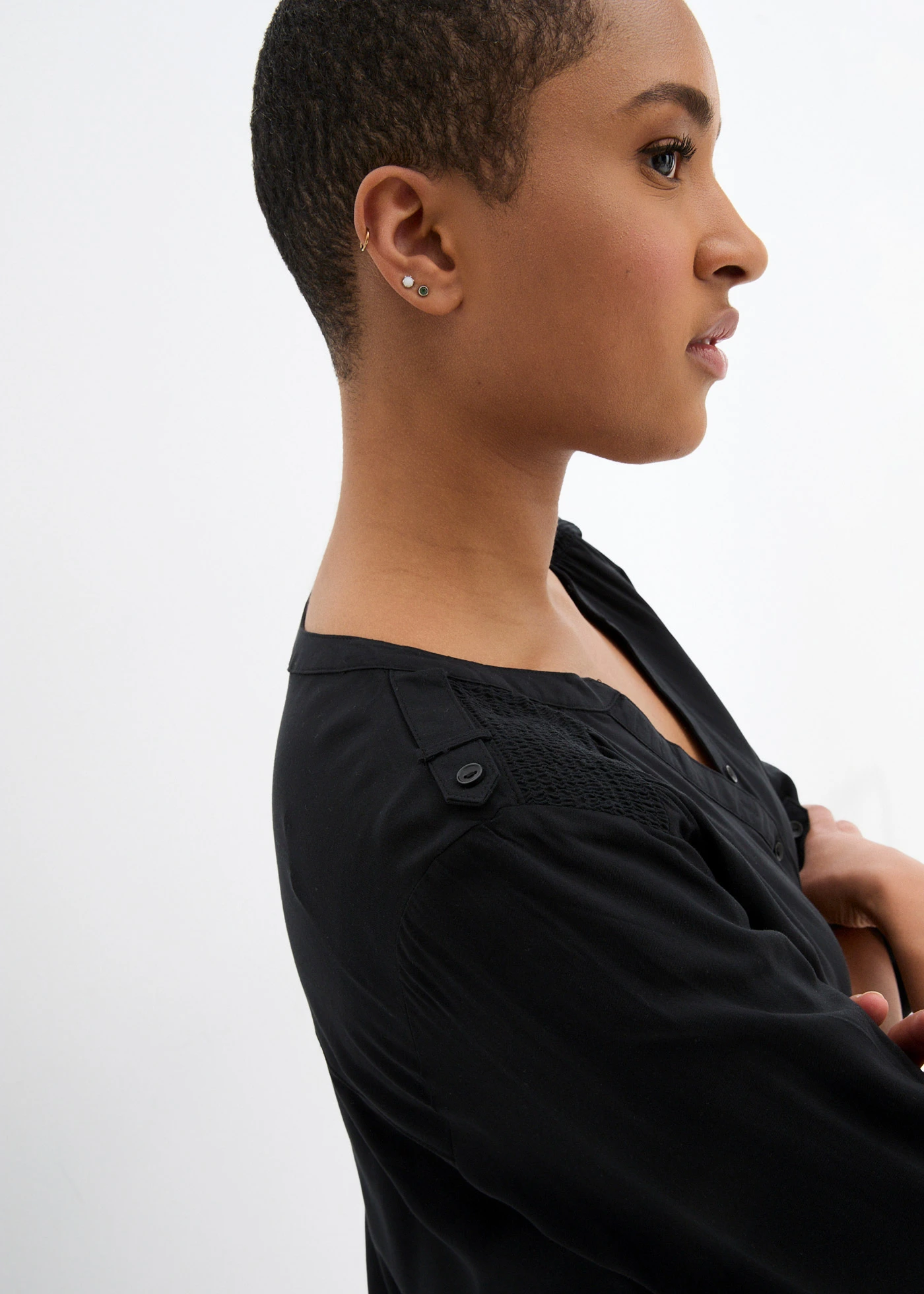 Tuniek van zachte viscose • zwart • bonprix online shop
