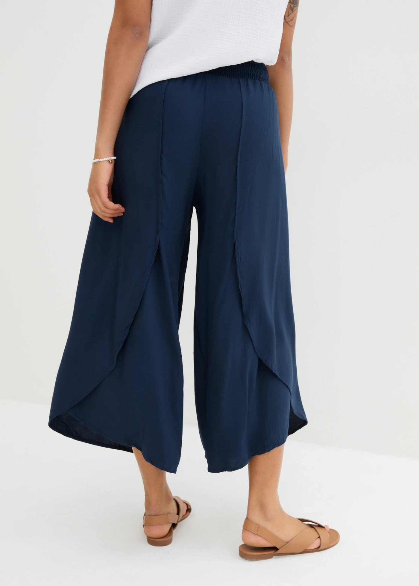 Culotte nadrág puha viszkózból • sötétkék • bonprix áruház