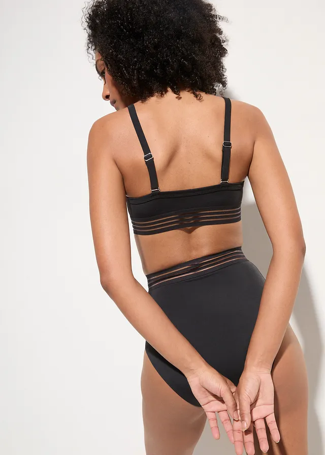 Bikini brassière (ens. 2 pces), Couleur: noir
