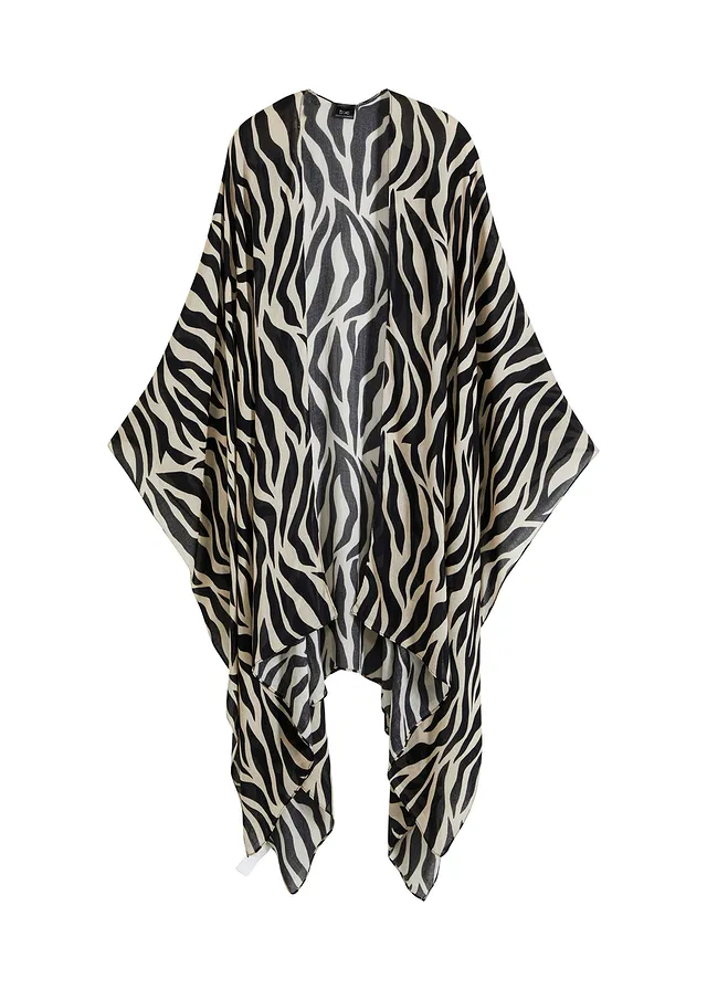 Poncho in zebralook