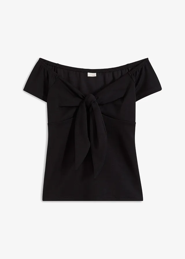 Carmen tričko so štruktúrovaným efektom