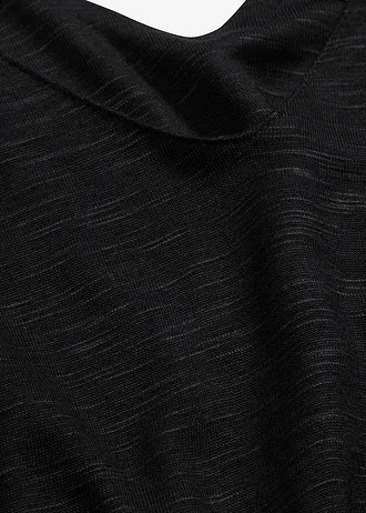 Top ze splývavé viskózy • černá • bonprix obchod