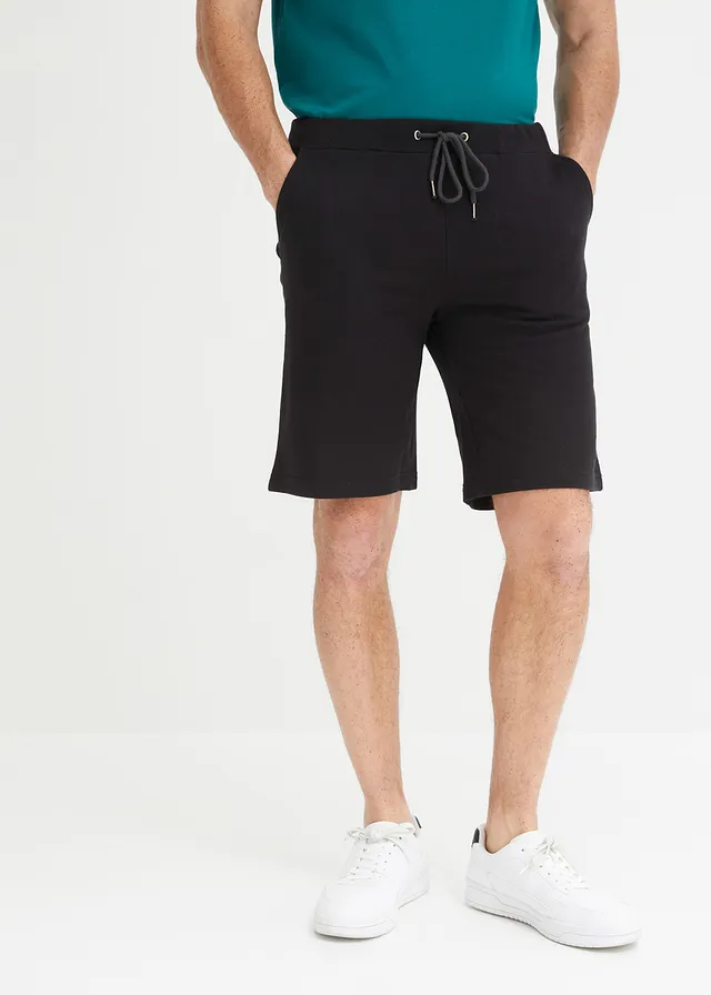 Bermudy dresowe • czarny • sklep bonprix