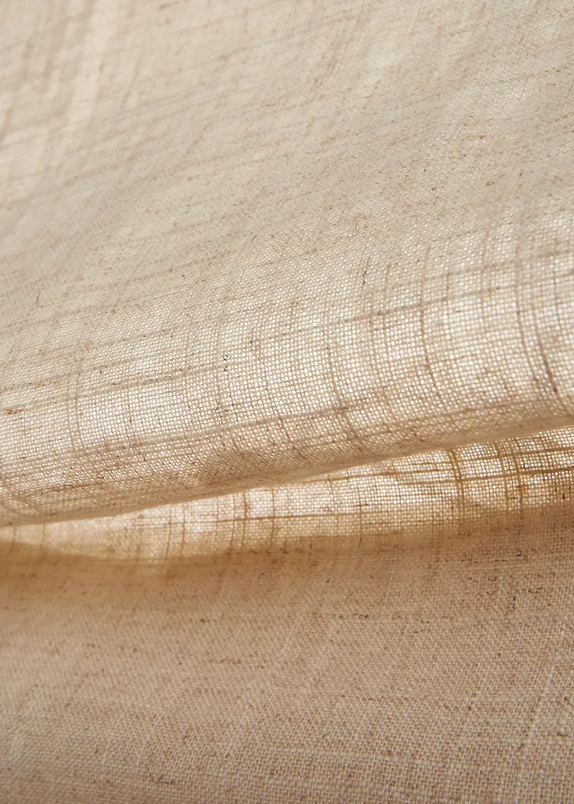 Store bateau aspect lin, Couleur: beige