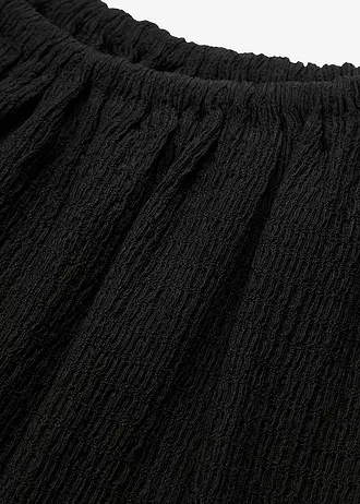 Robe légère à bretelles en crêpe • noir • Boutique bonprix