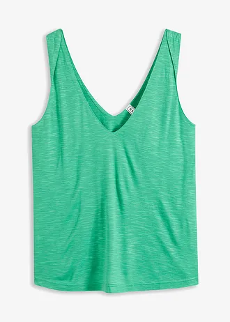 Top van soepelvallende viscose, Kleur: opaalgroen