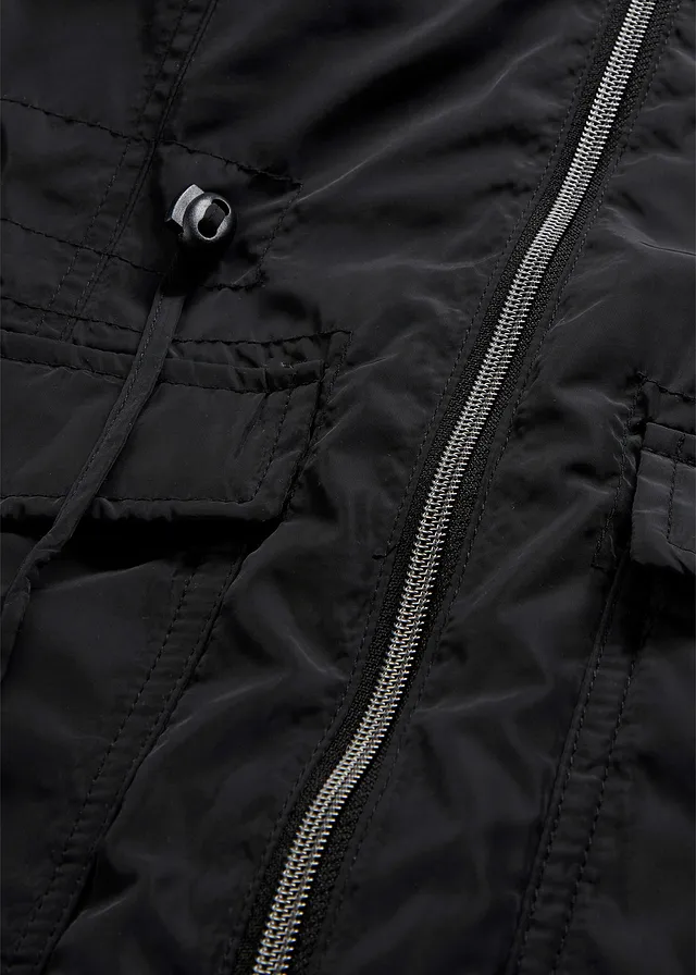 Manteau légèrement rembourré avec cordon de serrage • noir • product-page.page-title-suffix