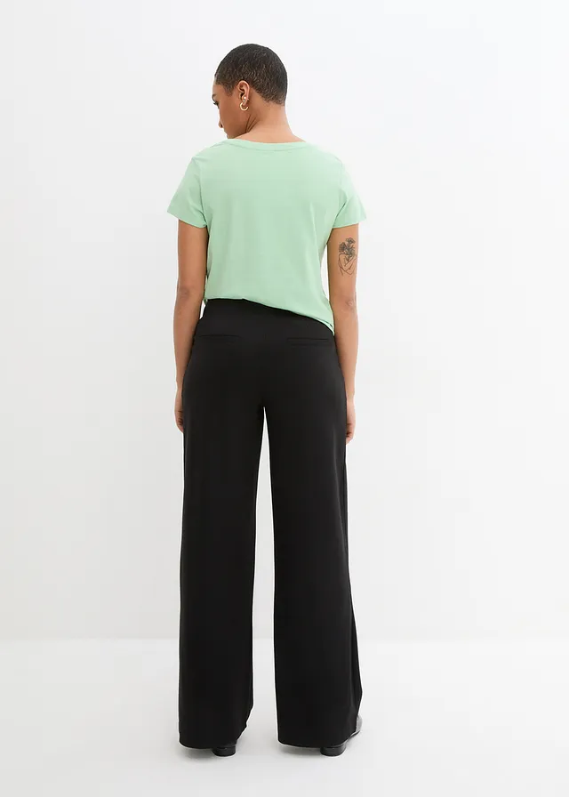 Pantalon en jersey milano à taille élastiquée • noir • product-page.page-title-suffix