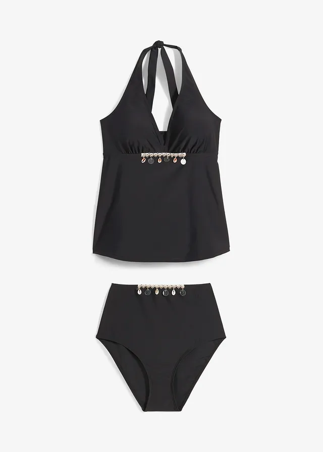 Costum baie tankini din poliamidă reciclată (2piese)
