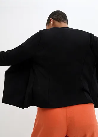 Blazer en jersey • noir • Boutique bonprix