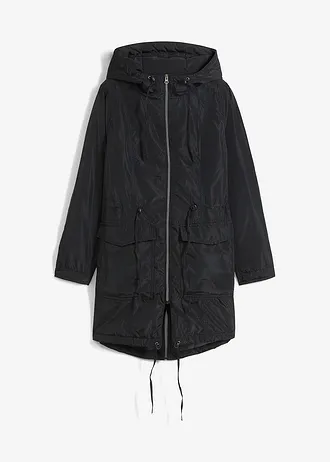 Manteau légèrement rembourré avec cordon de serrage