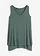 Top long double épaisseur en viscose extensible, Couleur: vert eucalyptus