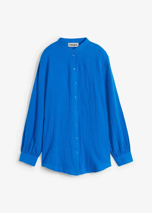 Lange blouse van luchtige mousseline
