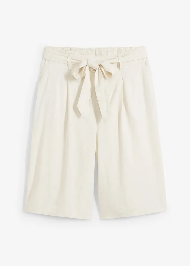 Plátené bermudy