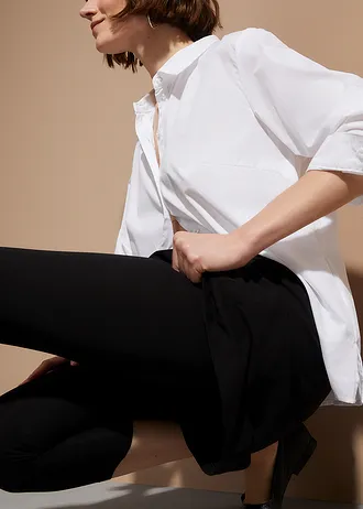 Capri legging szoknyával • fekete • bonprix áruház