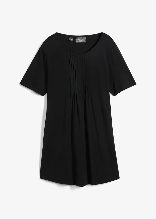 Tricou cu formă de A, cu mânecă scurtă