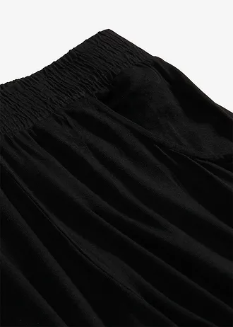 Žerzejové kalhoty s pohodlnou pasovkou • černá • bonprix obchod