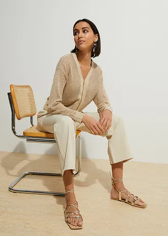 Vest, Kleur: lichtsand-goud metallic