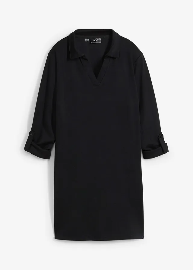 Dlouhé polo triko z Punto di Roma • černá • bonprix obchod