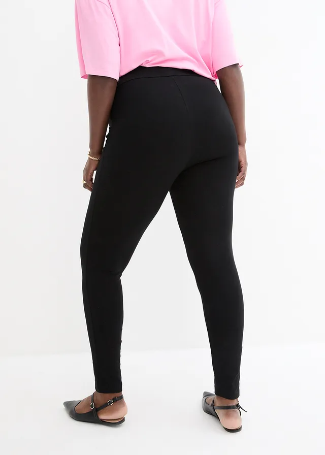 Lot de 2 leggings de grossesse, Couleur: noir + noir
