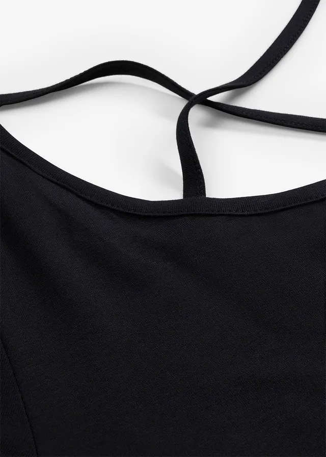 T-shirt long à pans, manches courtes • noir • product-page.page-title-suffix
