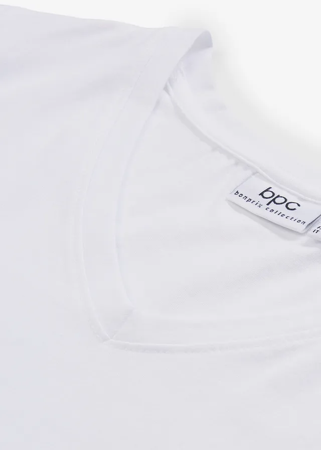 Lot de 2 T-shirts longs col V • noir/blanc • product-page.page-title-suffix