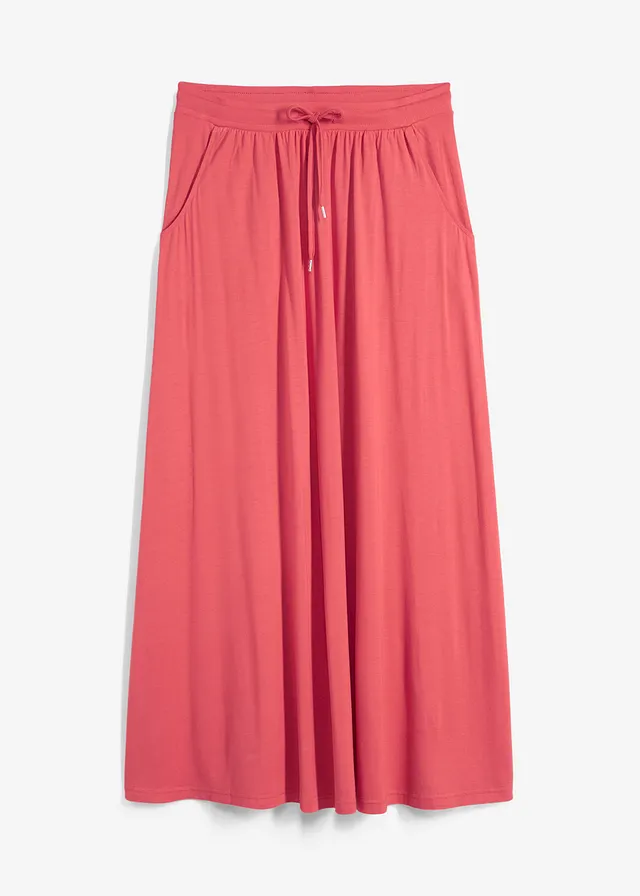 Džersejová sukňa z viskózového mixu