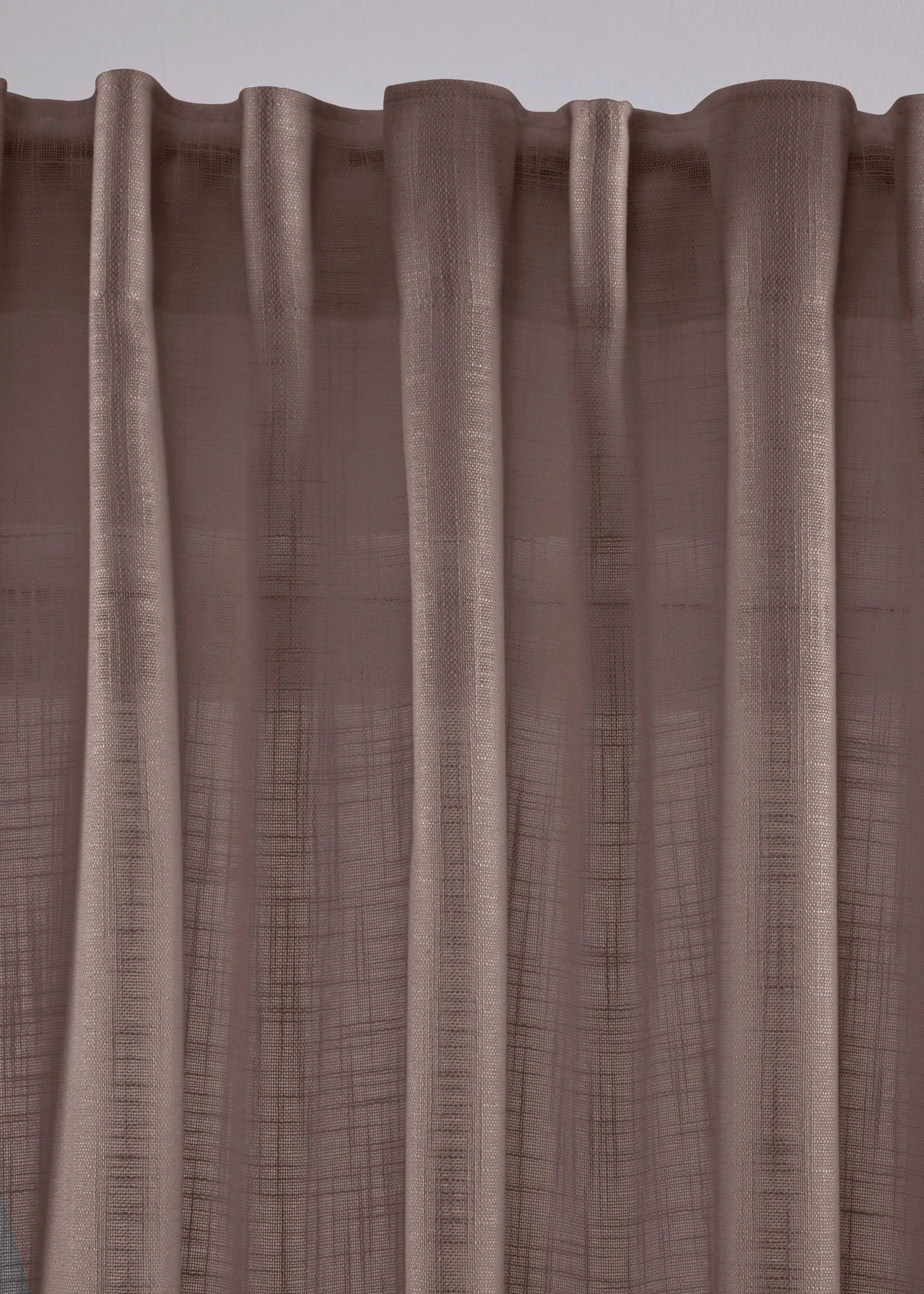 Draperie din material texturat (set/2 buc.) • maro • magazin bonprix