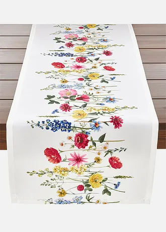 Tafelloper met bloemenprint