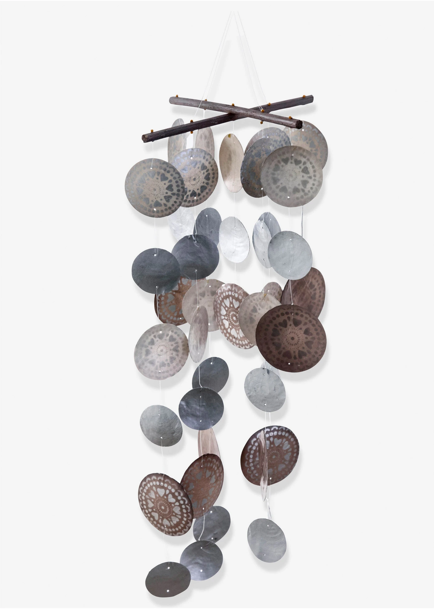 Carillon Capiz • taupe-crème • Boutique bonprix