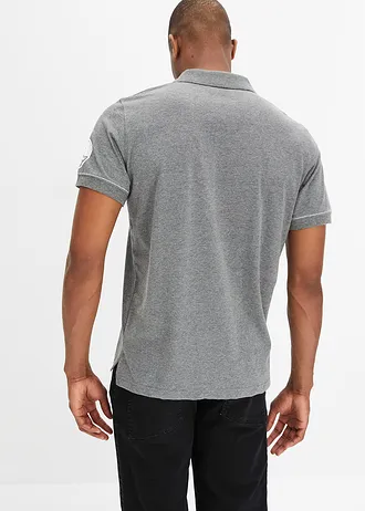 Polo en jersey • gris chiné • Boutique bonprix