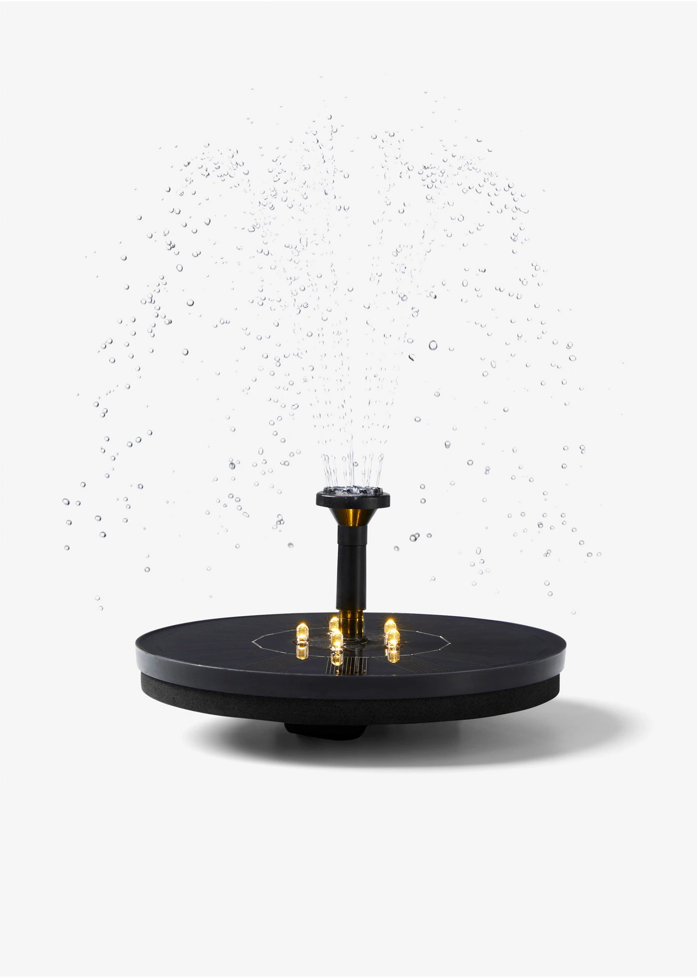 Fontaine solaire LED • noir • Boutique bonprix