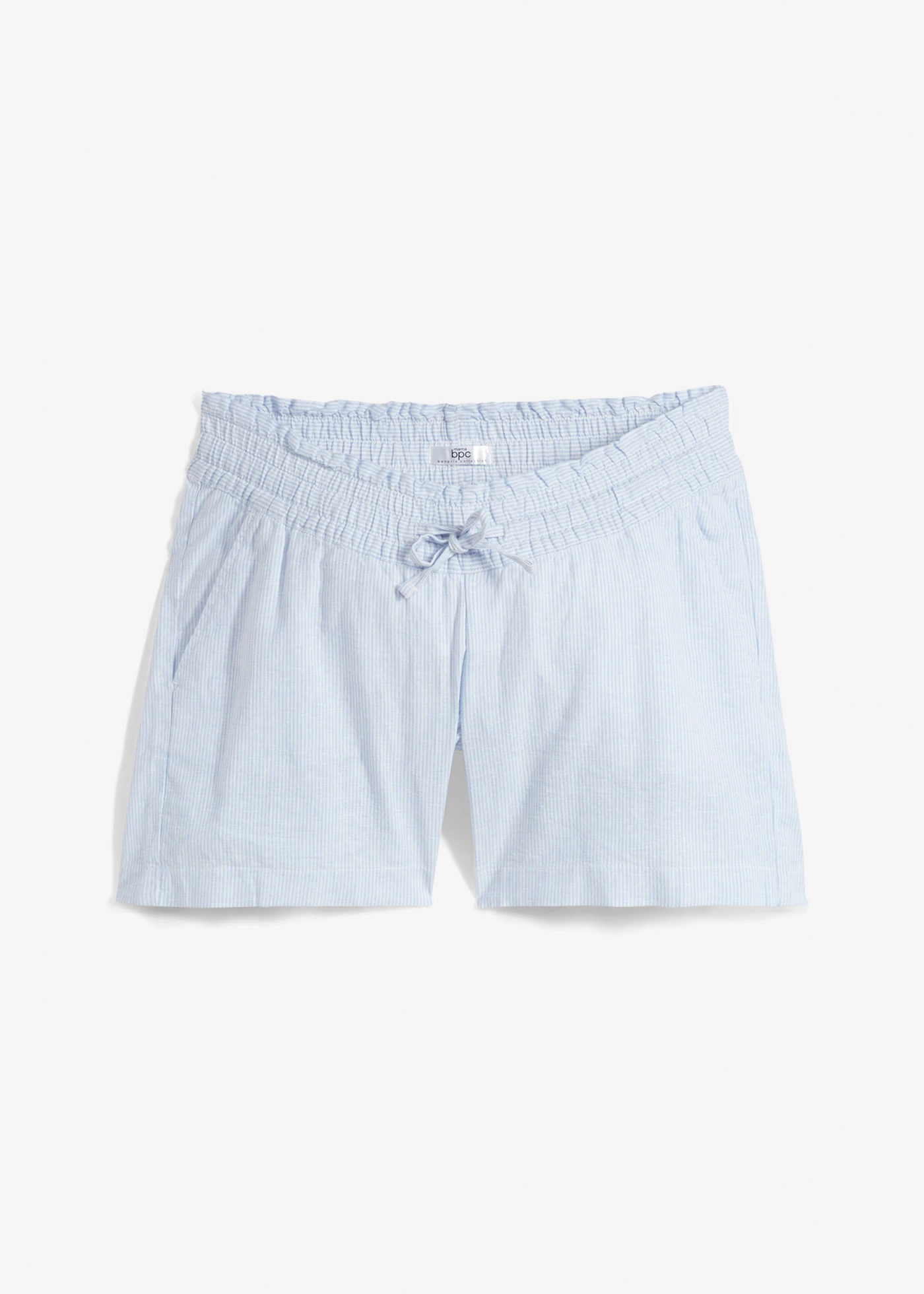 Zwangerschapsshort • parelblauw-wit gestreept • bonprix online shop