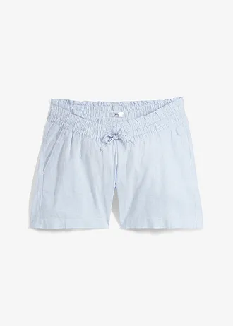 Zwangerschapsshort • parelblauw-wit gestreept • bonprix online shop