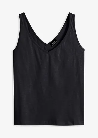 Top z organické bavlny • černá • bonprix obchod