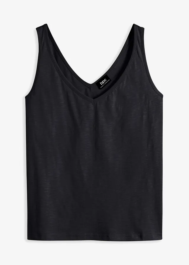 Top 100% coton, Couleur: noir