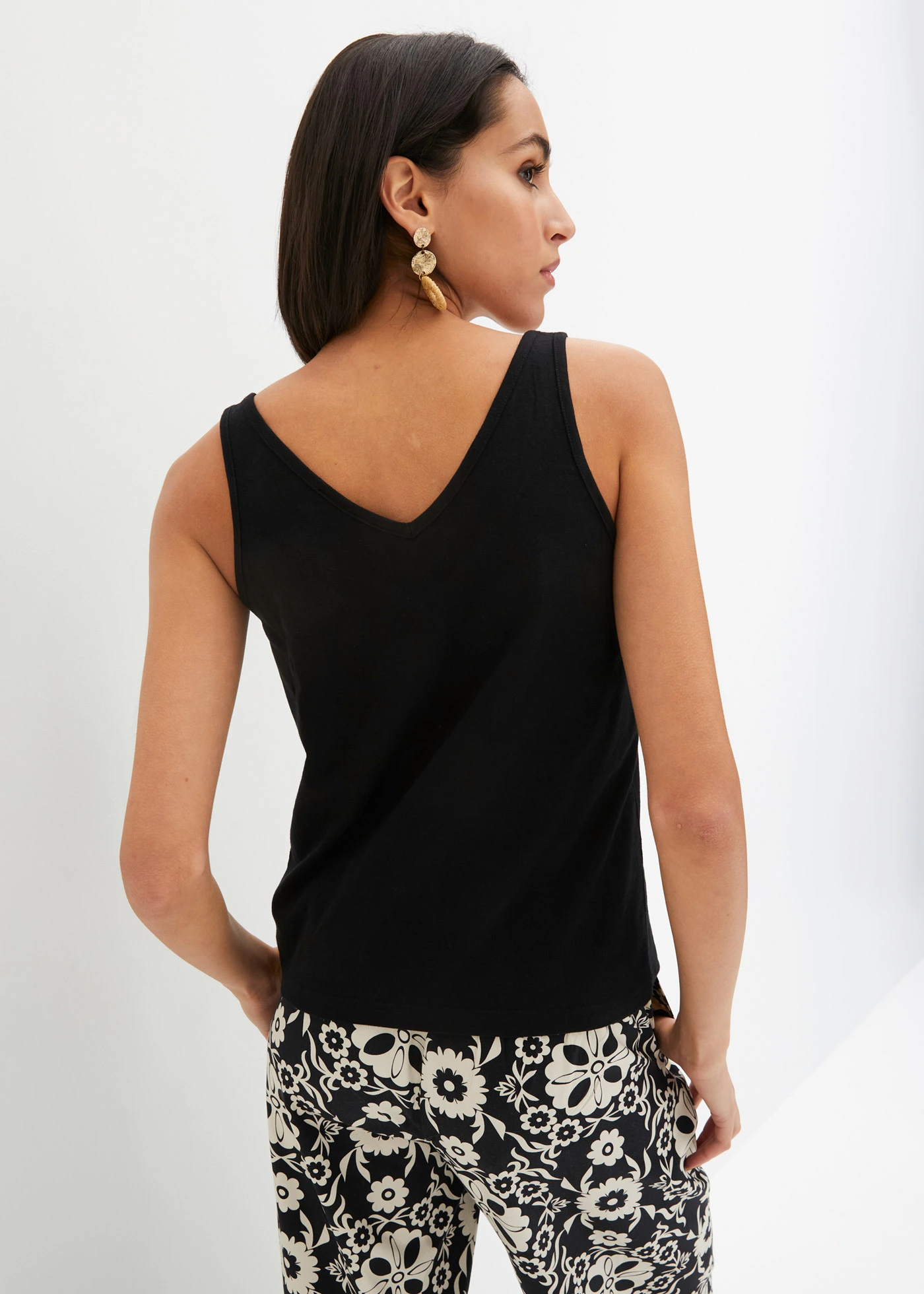 Top z organické bavlny • černá • bonprix obchod