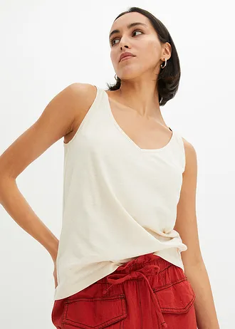 Top van biologisch katoen, Kleur: kiezelgrijs