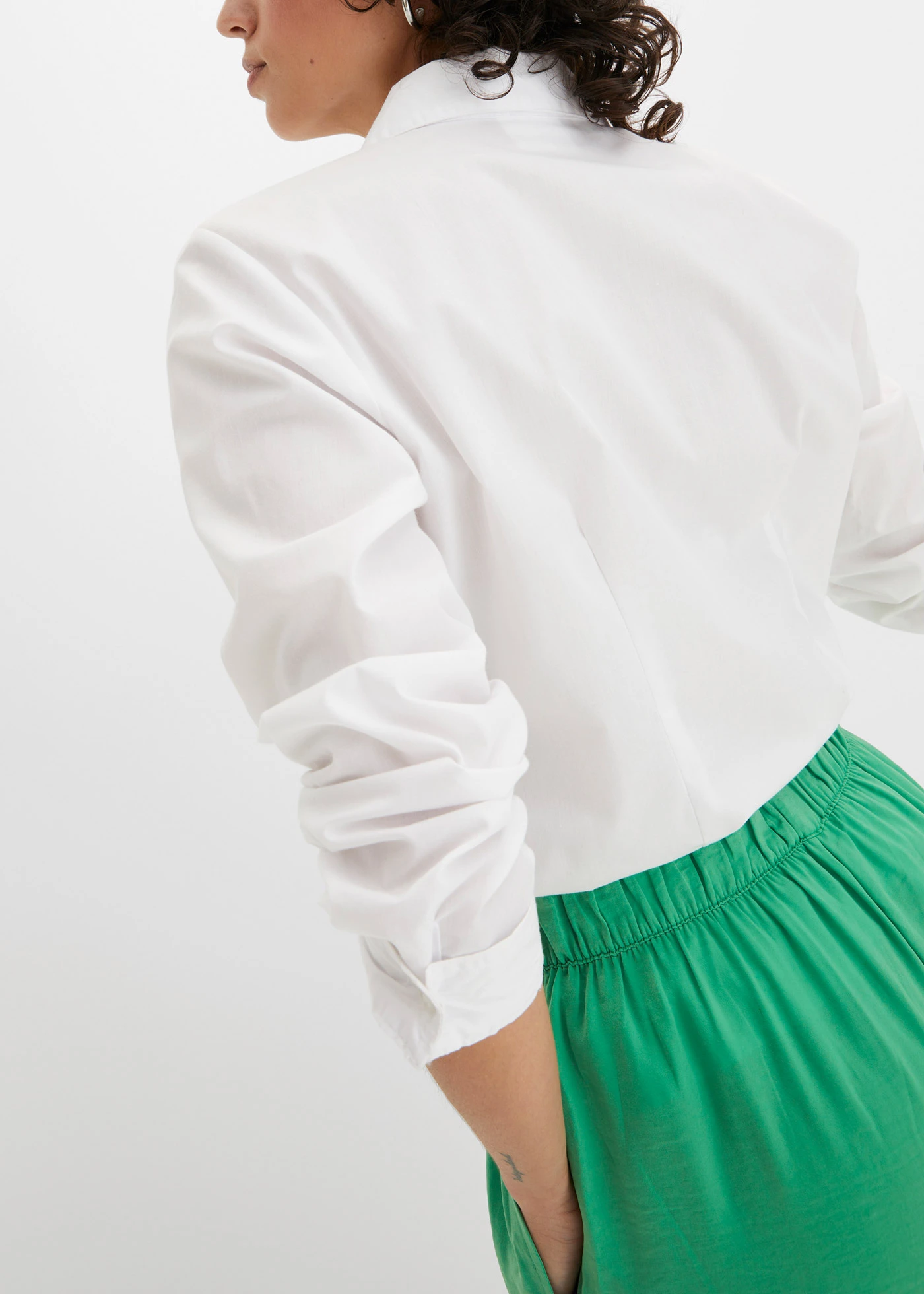 Palazzo nohavice • opálovo zelená • obchod bonprix