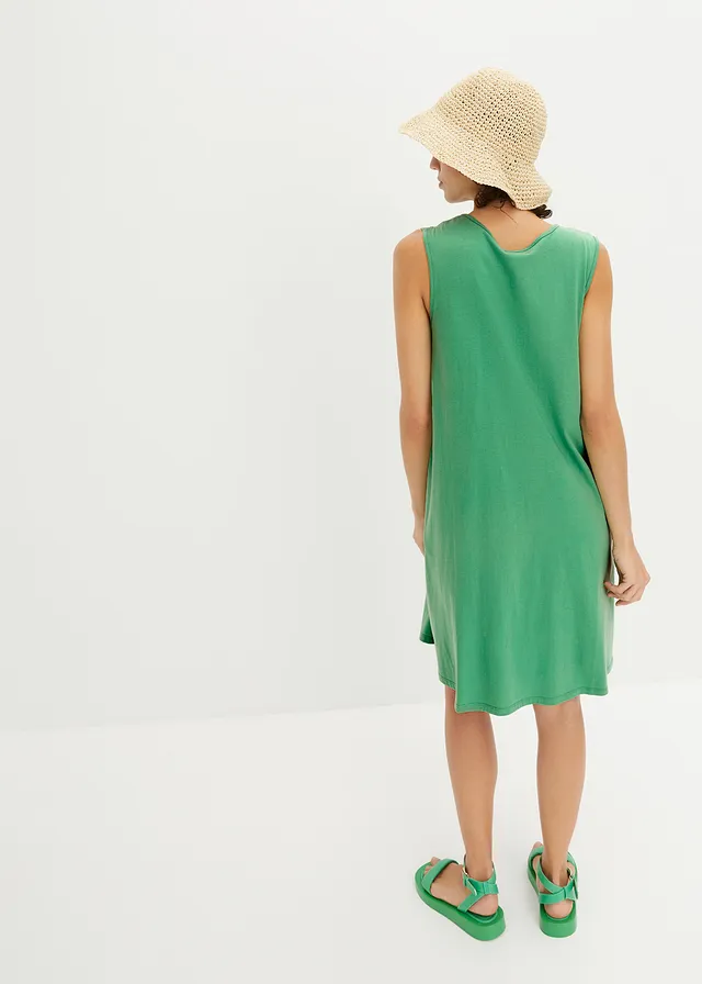 Jersey jurk van puur biologisch katoen • opaalgroen • product-page.page-title-suffix