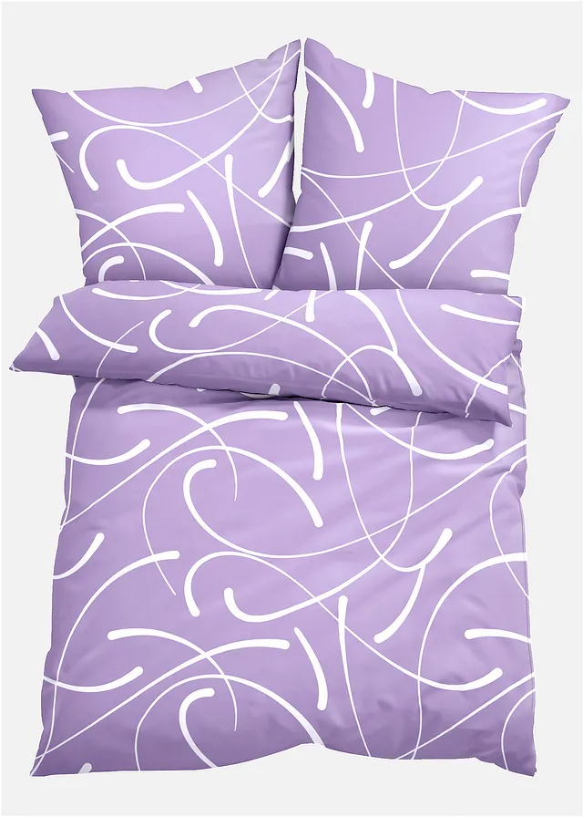 Lenjerie de pat cu design grafic