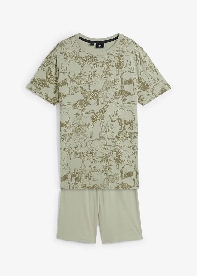 Tricou și bermude din bumbac organic (set/2 buc.)