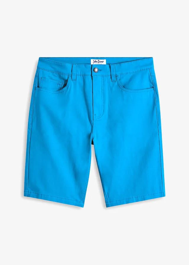 Bermude blugi cu stretch, classic fit