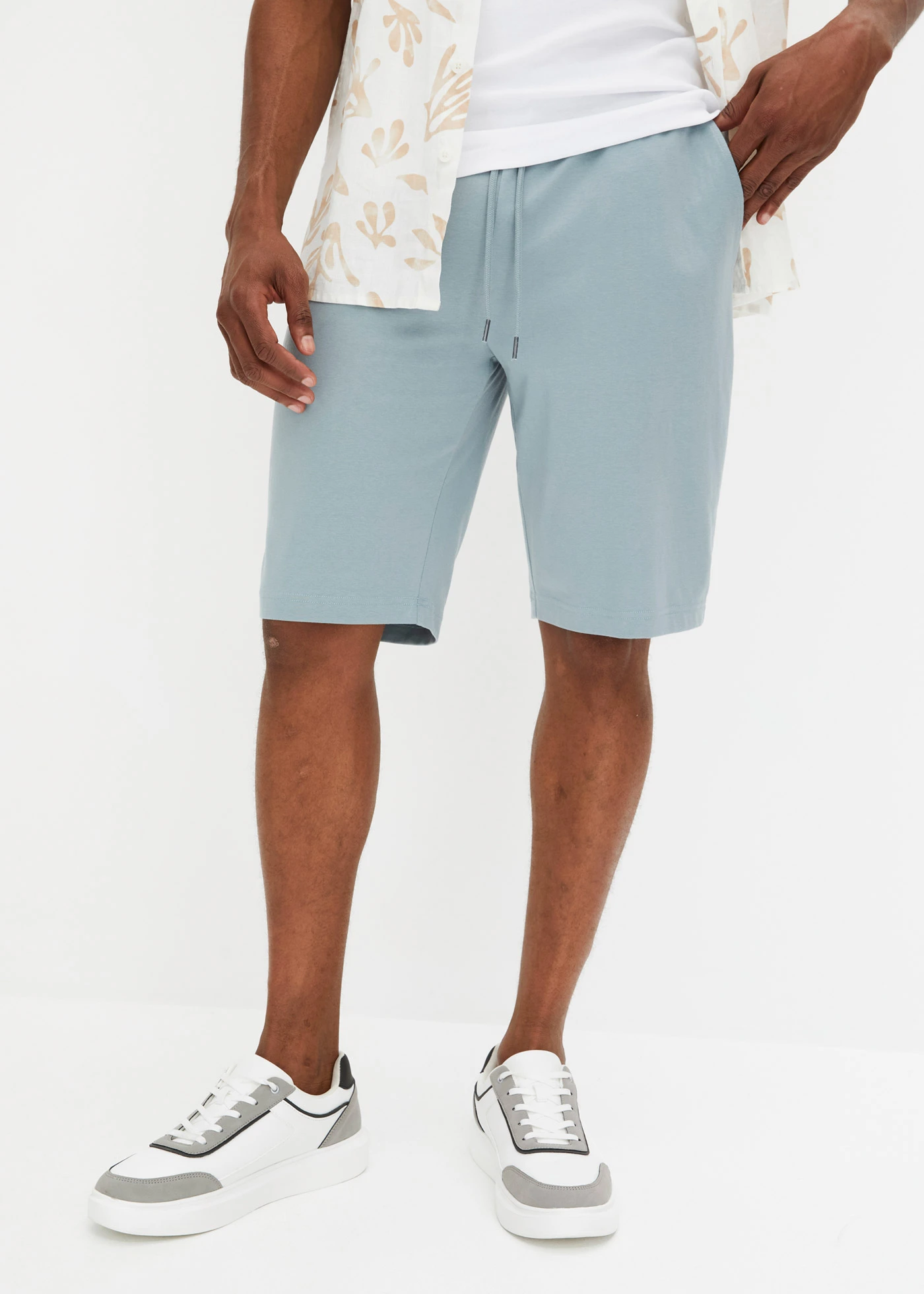 Lot de 2 bermudas en jersey léger • pétrole+bleu plomb • Boutique bonprix
